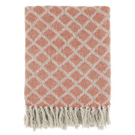 Hand Woven Terracotta Throw