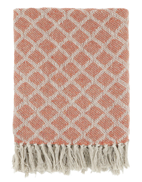 Load image into Gallery viewer, Hand Woven Terracotta Throw
