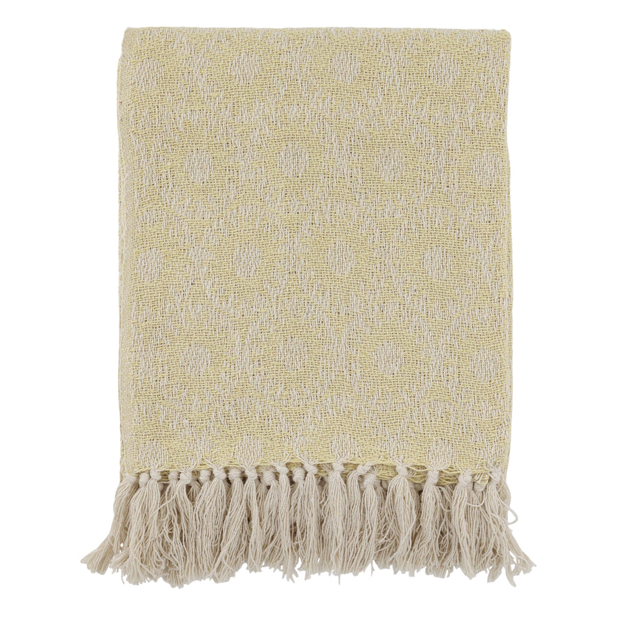 Hand Woven Melon Throw