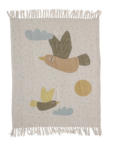 Alois Throw, Nature, Recycled Cotton L100 x W80cm