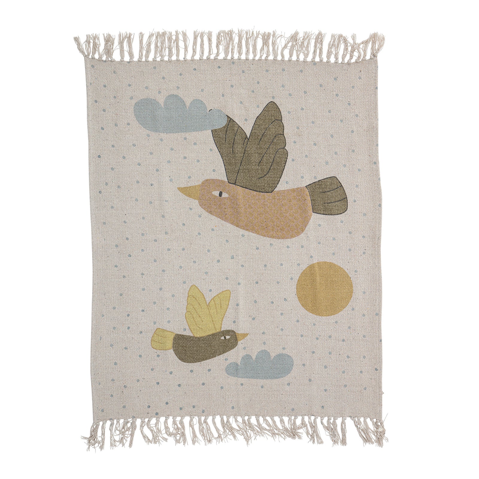 Alois Throw, Nature, Recycled Cotton L100 x W80cm