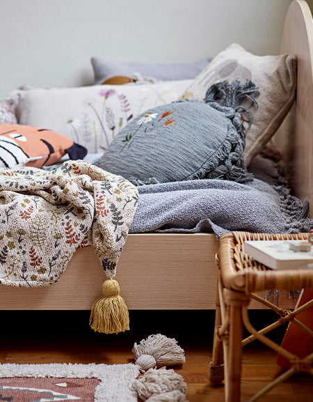Filipa Throw, Yellow, Recycled Cotton L100 x W80cm