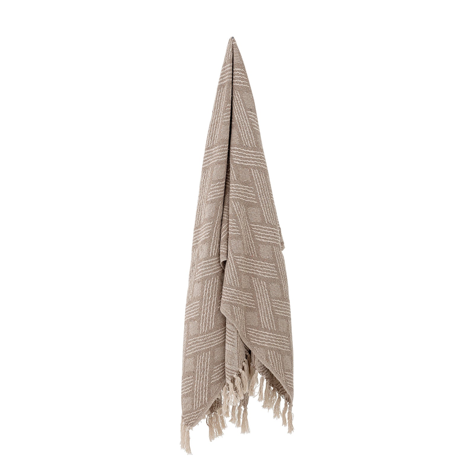 Ghina Throw, Nature, Recycled Cotton L160 x W130cm