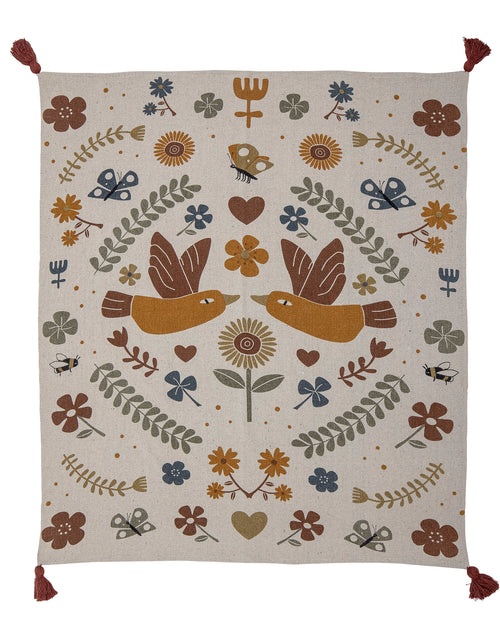 Load image into Gallery viewer, Bryn Throw, Brown, Recycled Cotton L160 x W130cm

