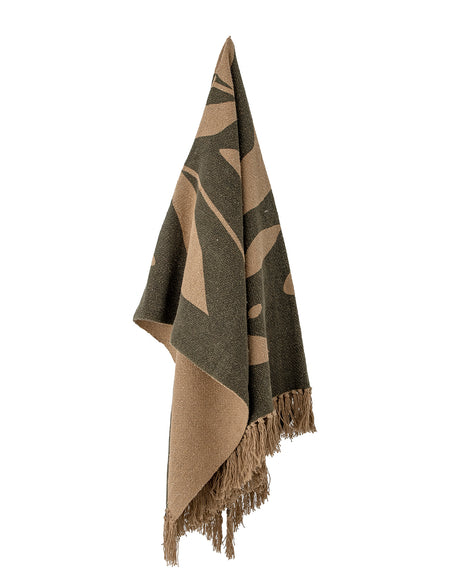 Geneva Throw, Green, Recycled Cotton L160 x W130cm