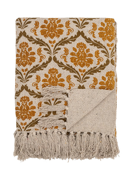 Hanny Throw, Yellow, Recycled Cotton L160 x W130cm