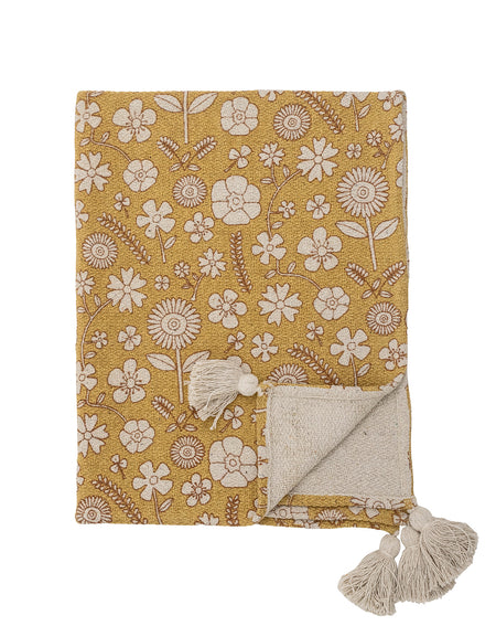 Camille Throw, Yellow, Recycled Cotton L100 x W80cm