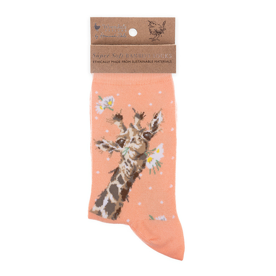 'Flowers' Giraffe Socks