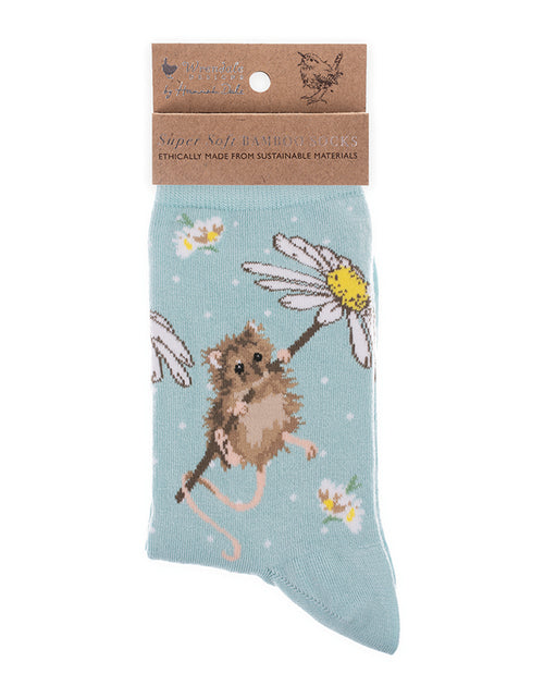 Load image into Gallery viewer, &#39;Oops A Daisy&#39; Mouse Socks
