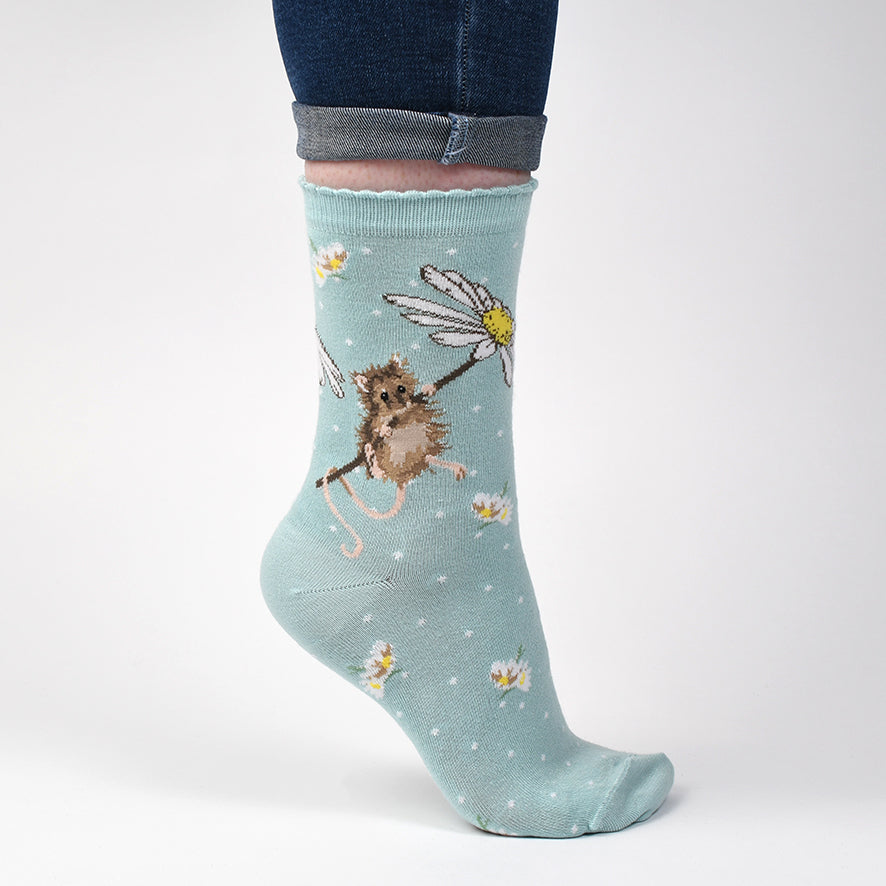 'Oops A Daisy' Mouse Socks