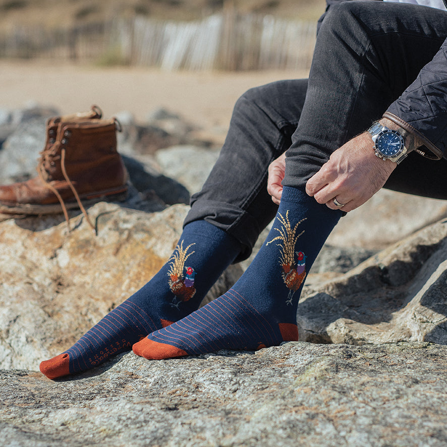 'Ready For My Close-Up' Pheasant Men's Socks