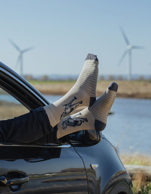 Load image into Gallery viewer, &#39;Walkies&#39; Labrador Men&#39;s Socks
