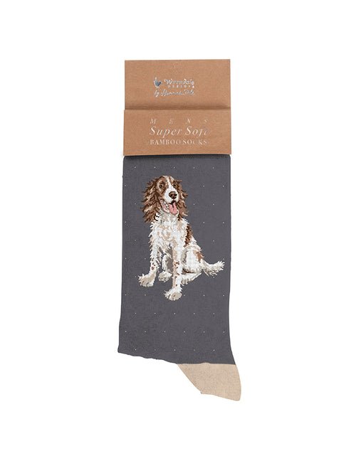 Load image into Gallery viewer, &#39;Willow&#39; Spaniel Men&#39;s Socks
