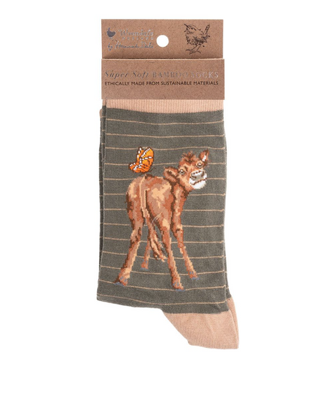 Wrendale 'Fluttery Fabulous' Cow Socks