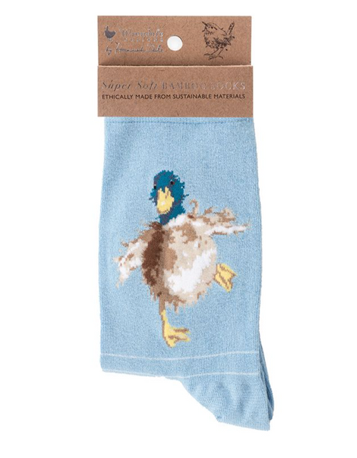 Load image into Gallery viewer, &#39;A Waddle and a Quack&#39; Duck Socks
