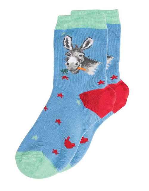 Load image into Gallery viewer, &#39;Gentle Jack&#39; Donkey Children&#39;s Socks
