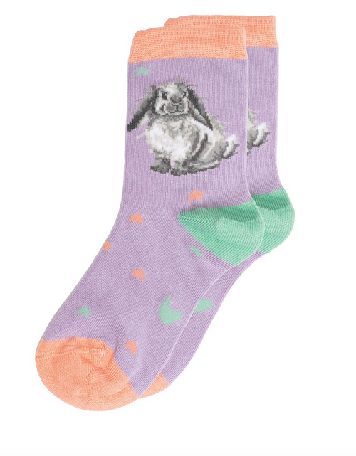 Load image into Gallery viewer, &#39;Rosie&#39; Rabbit Children&#39;s Socks
