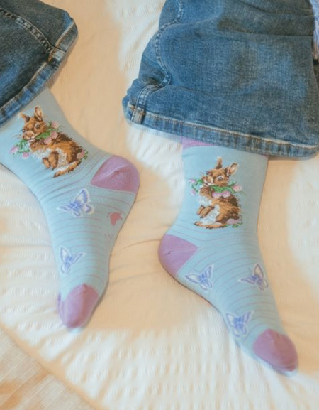 Head Clover Heels Rabbit Socks