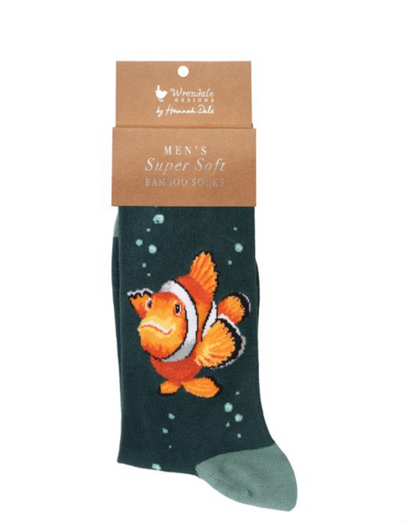 Wrendale Clowning Around Fish Men's Socks