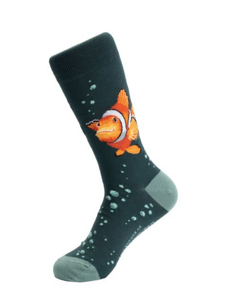 Wrendale Clowning Around Fish Men's Socks