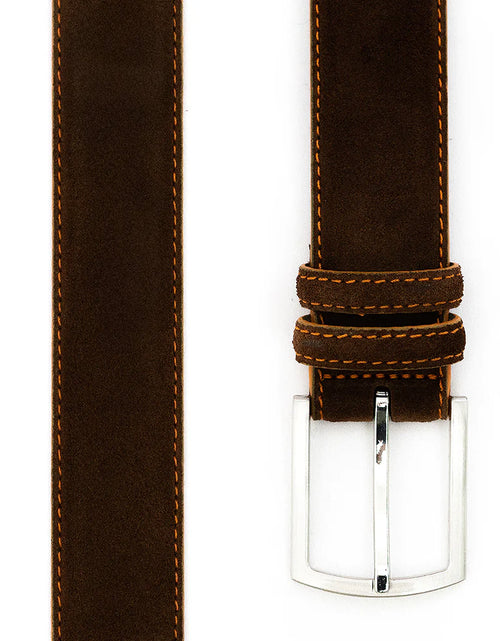 Load image into Gallery viewer, Chocolate Brown Huxley Suede Belt
