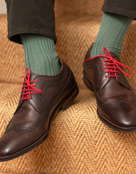 Moss Green Archer Socks