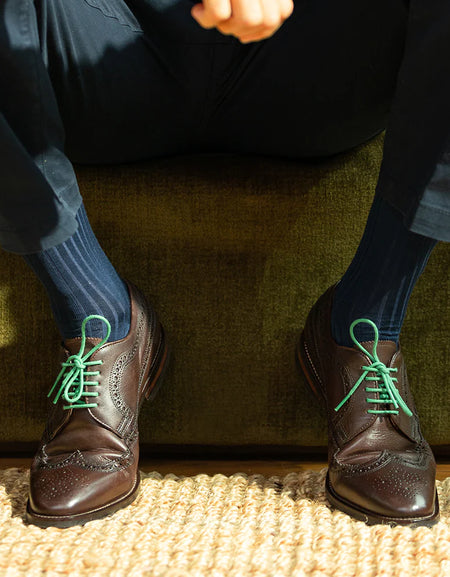 Navy Archer Socks