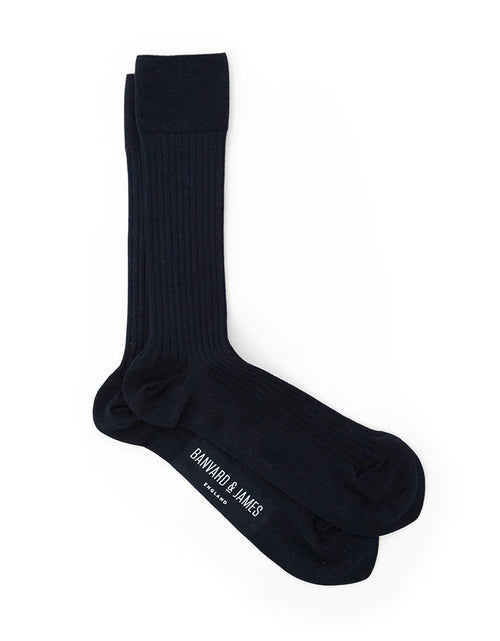 Load image into Gallery viewer, Navy Archer Socks
