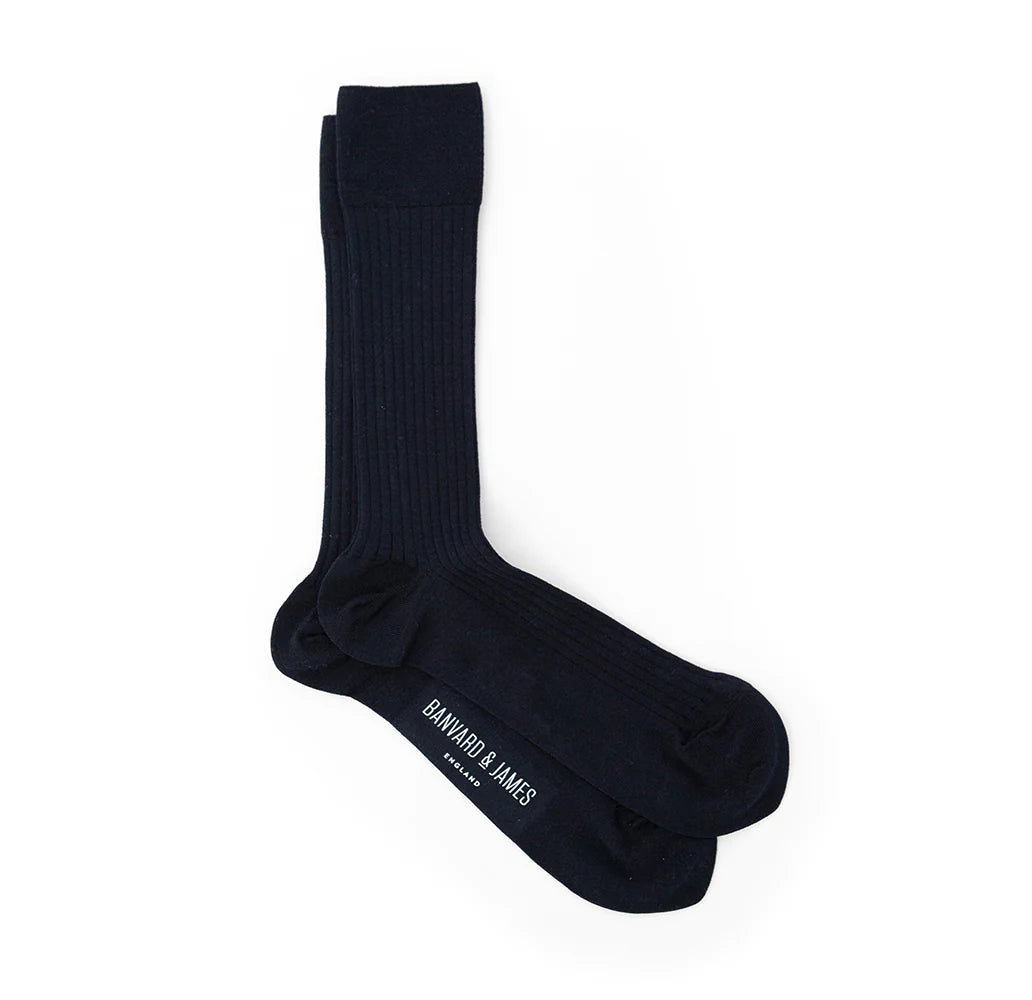 Navy Archer Socks