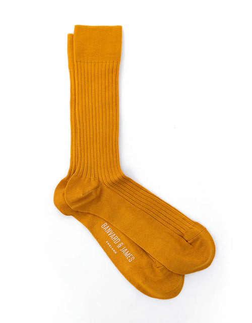 Load image into Gallery viewer, Mustard Archer Socks
