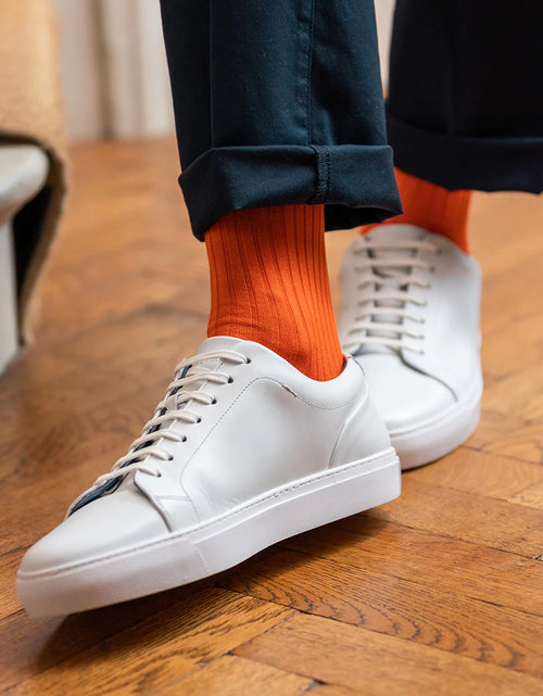 Load image into Gallery viewer, Orange Archer Socks
