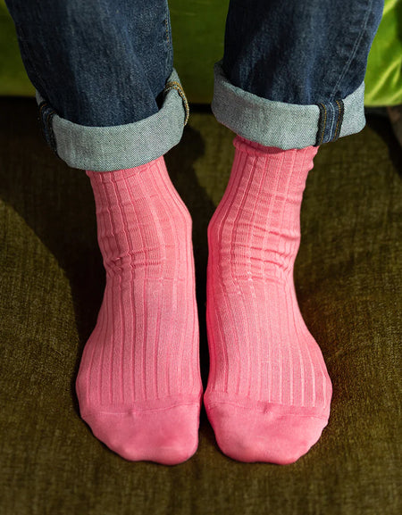 Pink Archer Socks