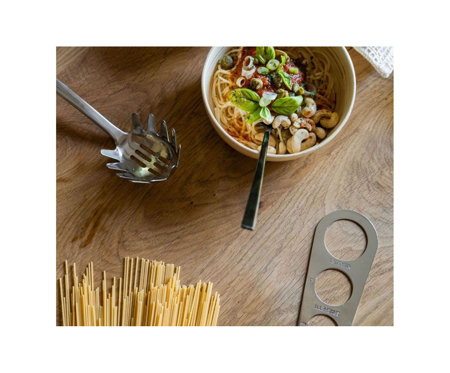 Silver Steel Pasta Cookware